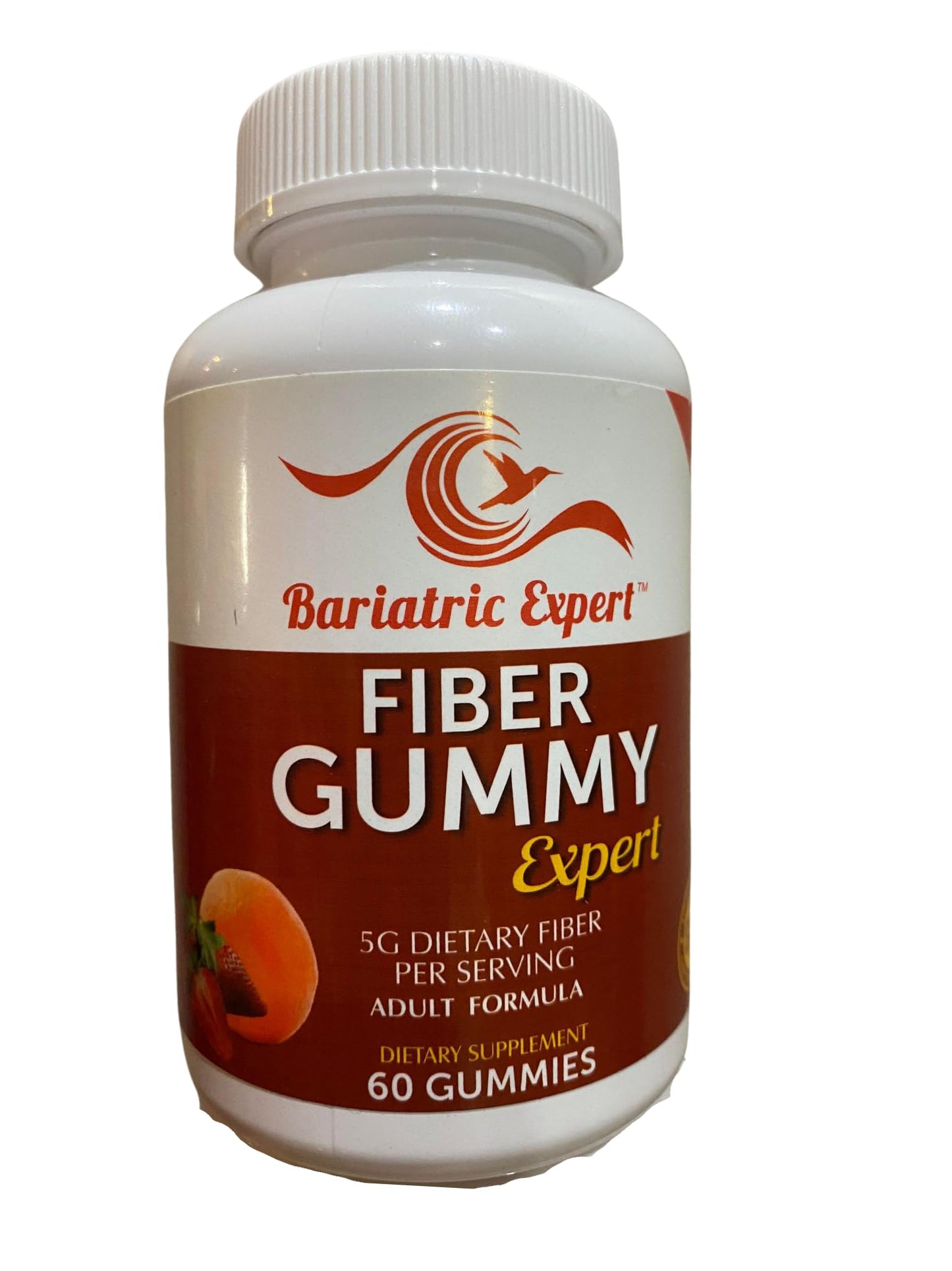 Bariatric Expert Fiber Vitamin - Fast-Melting Dietary Supplement for Adults Post Bariatric Surgery, 60 Count