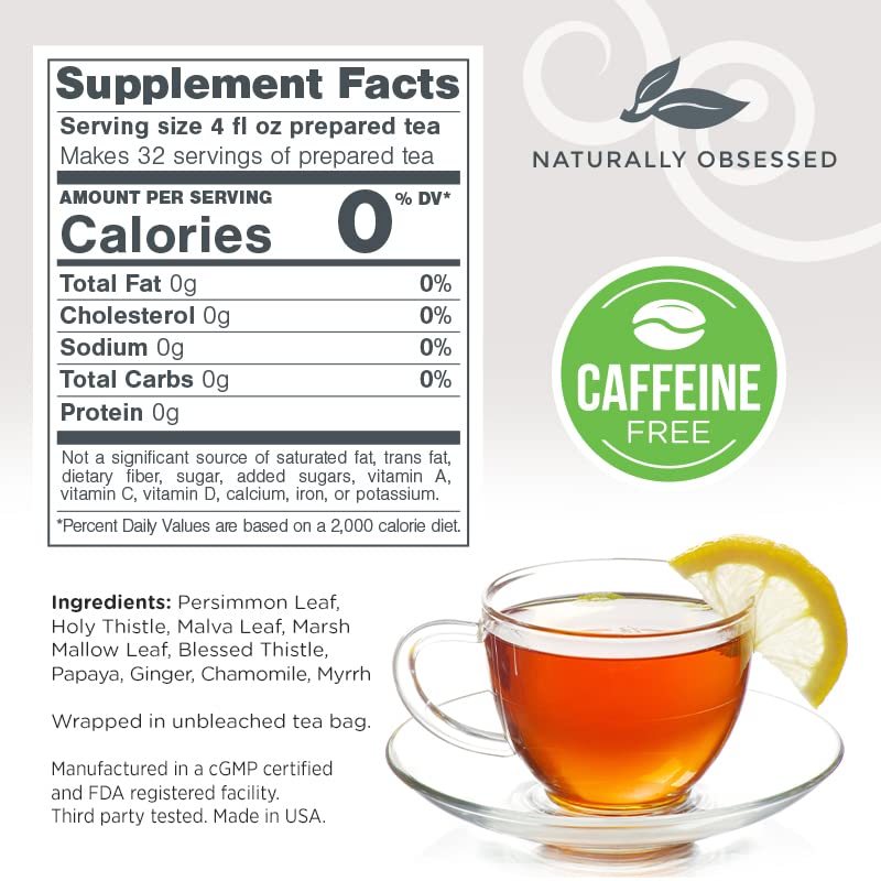 Naturally Obsessed 4 Week DRINK2SHRINK Detox Tea Formula Flat Belly System Detox Kit | NOT PREMADE (Pineapple - Peach - Fruit Punch - Strawberry)