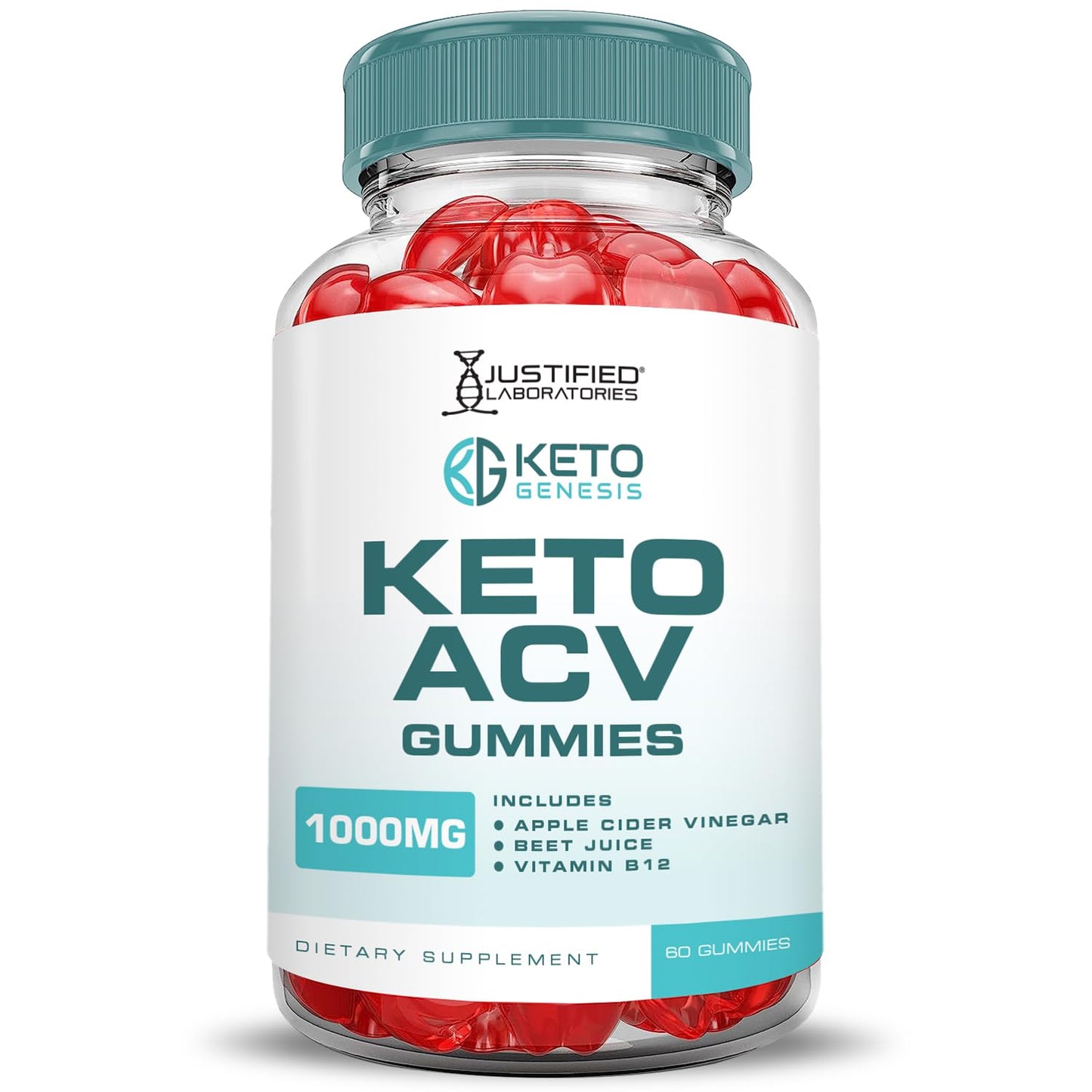 Keto Genesis Keto ACV Gummies Advanced Formula 1000MG Keto Genesis Keto Gummies Apple Cider Vinegar Formulated with Pomegranate Beet Juice Powder B12 Vegan Non GMO 60 Gummys