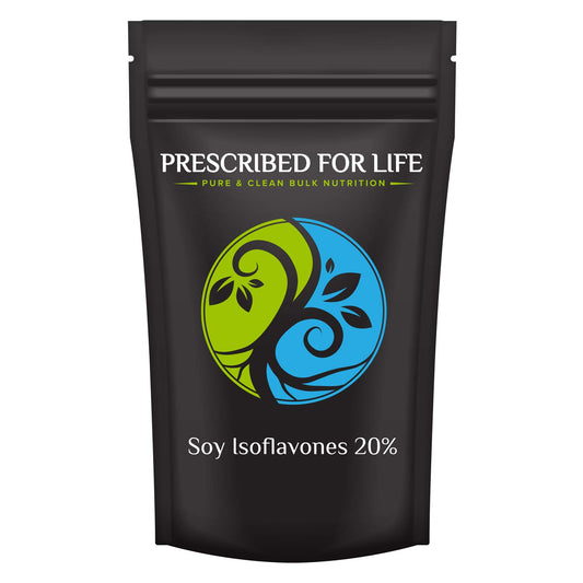 Prescribed For Life Soy Isoflavones Powder 20% | Soy Supplement | Supports Womens Health and Digestion | Natural, Gluten Free, Vegan | Naturally Rich in Fiber, 25 kg