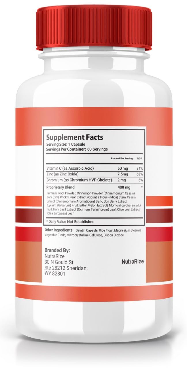 Opti Gluco - Opti Gluco Capsules to Maintain Stable Healthy Levels, All-Natural Blood Dietary Supplement, Opti Gluco Advanced Formula for Optimal Health, OptiGluco Reviews (60 Capsules)