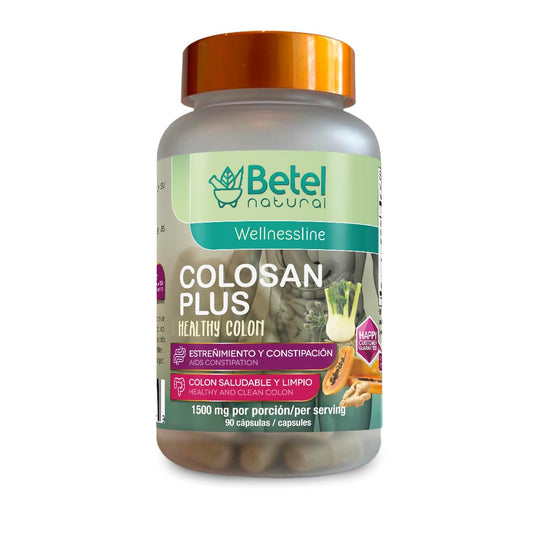 Colosan Plus Colon Cleanse Capsules by Betel Natural - Healthy Colon Detox - 90 Capsules