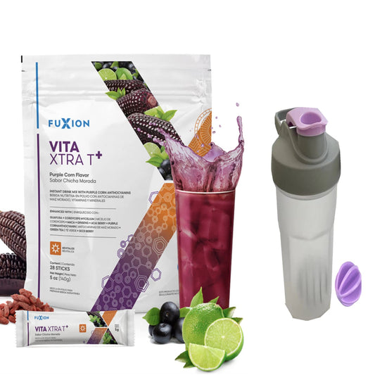 Fuxion VITA Xtra T+, Long-Lasting Energy Boost That Will Last The Whole Day, Energy Drink(VITA Xtra T+, 28 Sticks)