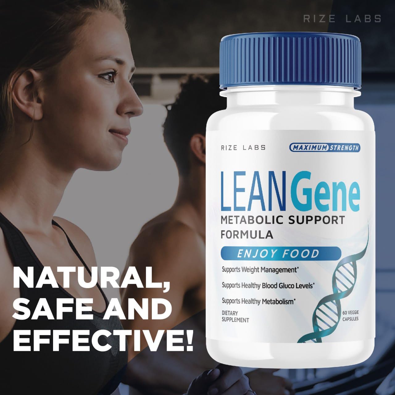 (2 Pack) Lean Gene Supplement, Lean Gene Metabolic Support Formula, Lean Gene for Advanced Weight Loss, Lean Gene Maximum Strength Capsules, LeanGenex All-Natural Pills, LeanGene Review (120 Capsules)