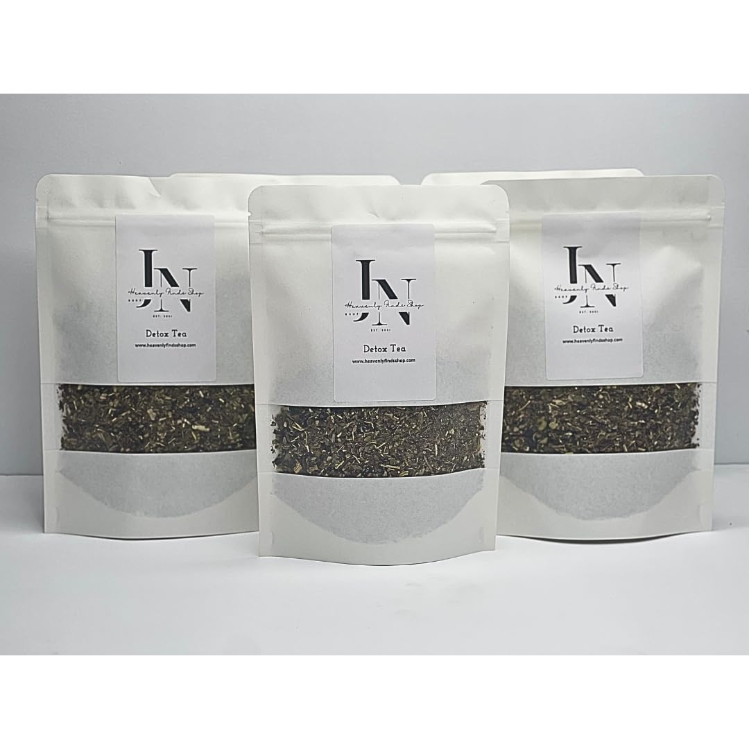 Daily Detox Cleanser - Peppermint, Dandelion Root, Ginger, Tulsi, Rooibos, Licorice, Hibiscus, Echinacea, Mullein - 100% Organic Herbs - No Additive