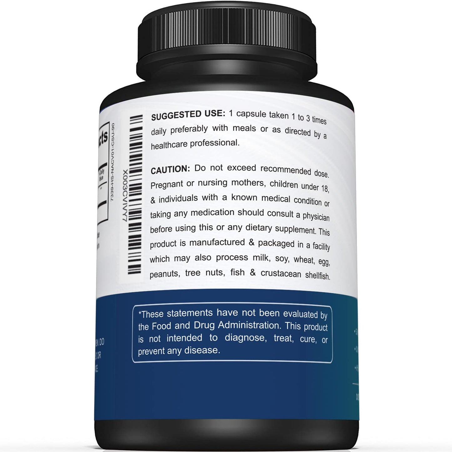 Premium NAC Supplement N-Acetyl Cysteine - 750mg Per Capsule - Supports Liver, Detox Immune, Cellular & Respiratory Health - 90 N Acetyl Cysteine Capsules