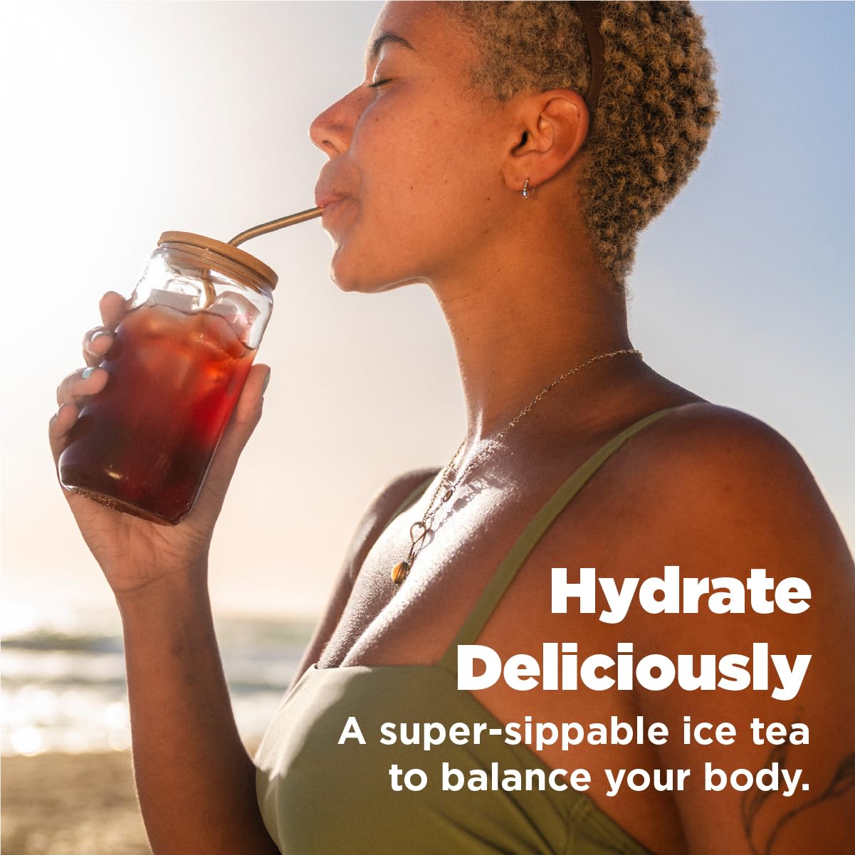 Rasa Raspberry Hibiscus Hydration | Organic Boosted Iced Tea with Adaptogens and Mushrooms | Gluten-Free, Premium Electrolyte Powder Drink Mix, Refreshing Hydration (6 oz / 24 Servings)