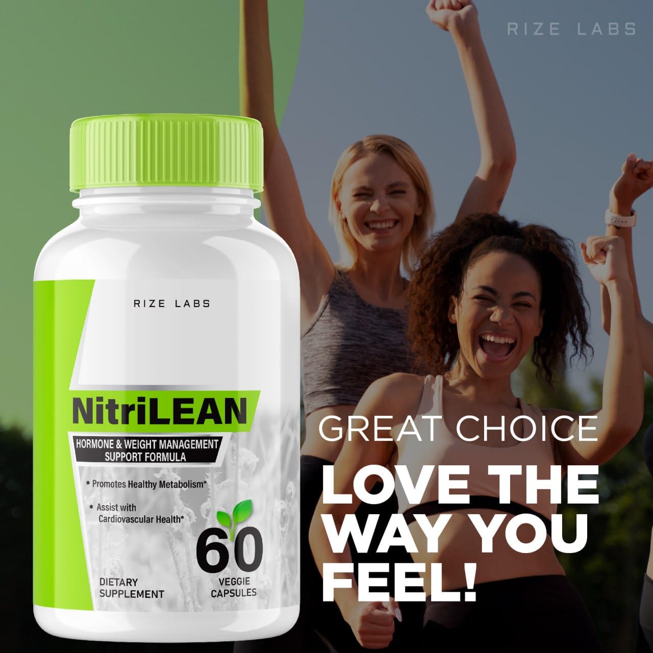 Nitrilean Weight loss Supplement, Nitrilean Capsules for Total Body Wellness and a Healthy Lifestyle, Nitrilean Pills for Leaner Physique, Nitri lean All-Natural Capsules, Reviews (60 Capsules)