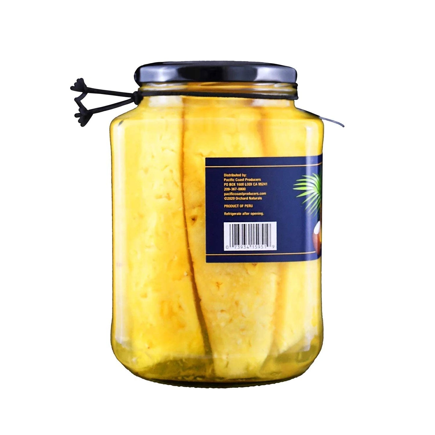 Orchard Naturals Pineapple Spears in Light Syrup with Coconut Water 42 Ounce