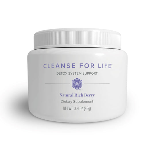 Isagenix Cleanse for Life - Powder Supplement for Cleanse Drink with No Laxatives or Diuretics - Support Metabolism with Vitamin B12 & Niacin - Natural Rich Berry -3.4 Oz (16 Servings)