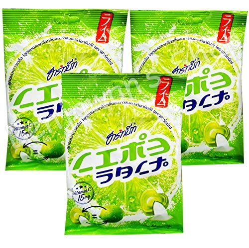 Lime Salt Candy 100 gPack of 3  Ship By Benjawan Shop