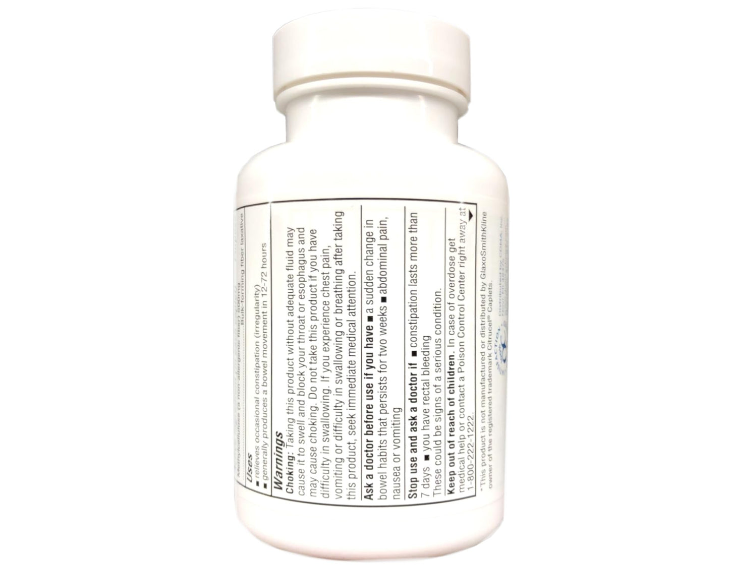 Quality Choice Fiber Therapy Caplets 100 Ct