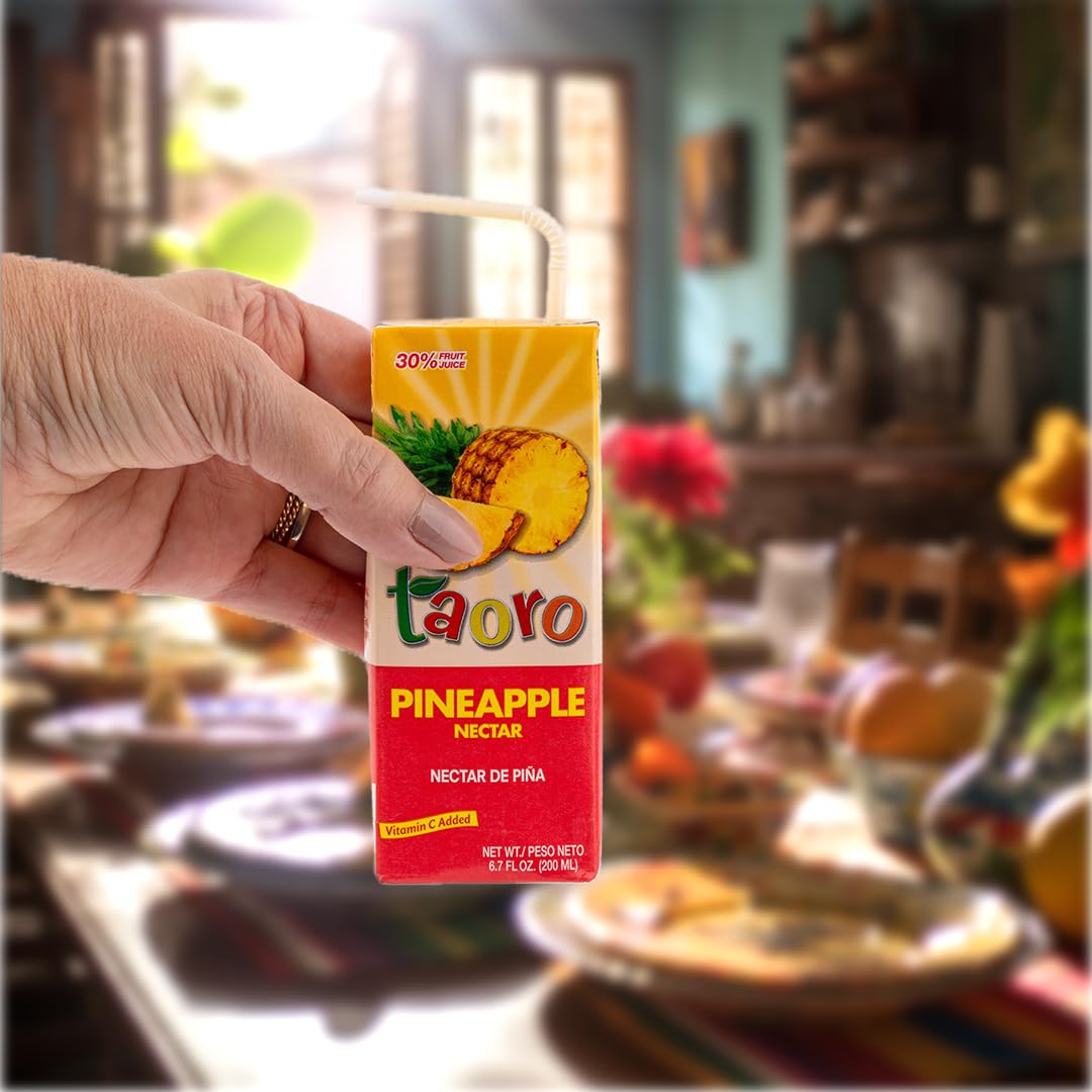 Taoro Pineapple Nectar  Rich Fruit Taste  3 Pack 67 oz Pack of 1