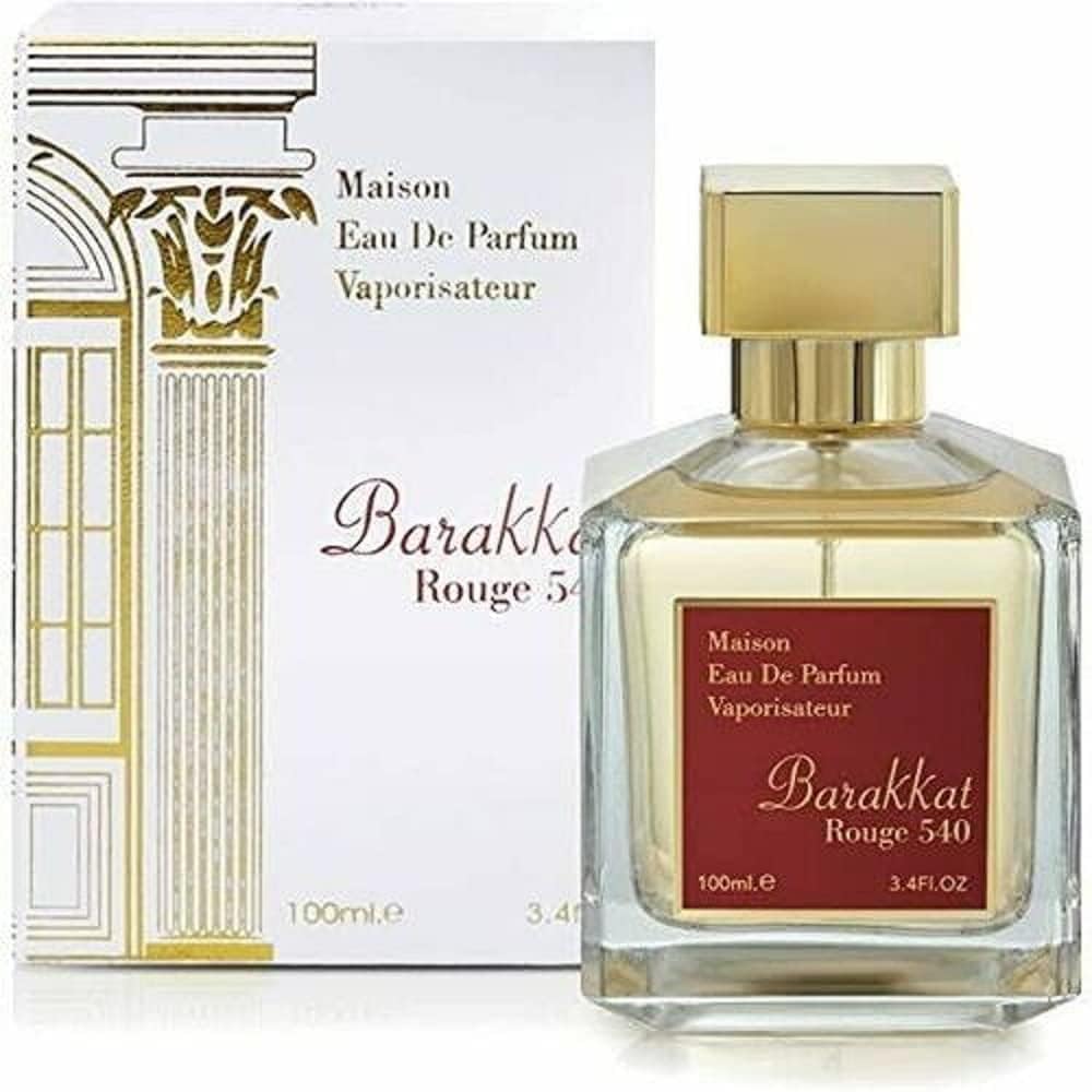 Fragrance World Barakkat Rouge 540 by Maison Alhambra for Women - 3.4 oz EDP Spray