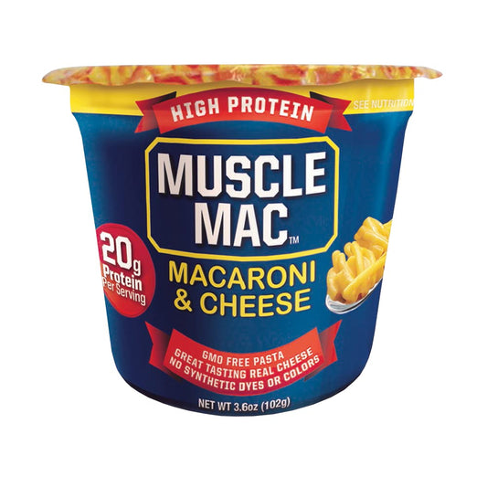 Muscle Mac High Protein Macaroni  Cheese 20g Protein per Serving No Synthetic Dyes or Colors NonGMO 675 Ounce Pack of 10