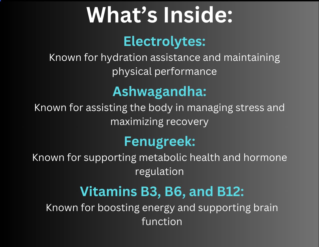 Dude Water: Hydration Supplement Mix - Electrolyte Powder Infused with Ashwagandha, Fenugreek, and Essential Vitamins. Replenishes Hydration, Supports Energy, Hormone Health, Strength, and Recovery.