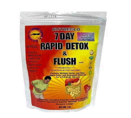Nutreglo 7 Day Rapid Fiber Full Body Detox & Cleanse | All Natural, Healthy, Whole Body Multi-Fiber Formula for Men & Women | | Made in The USA