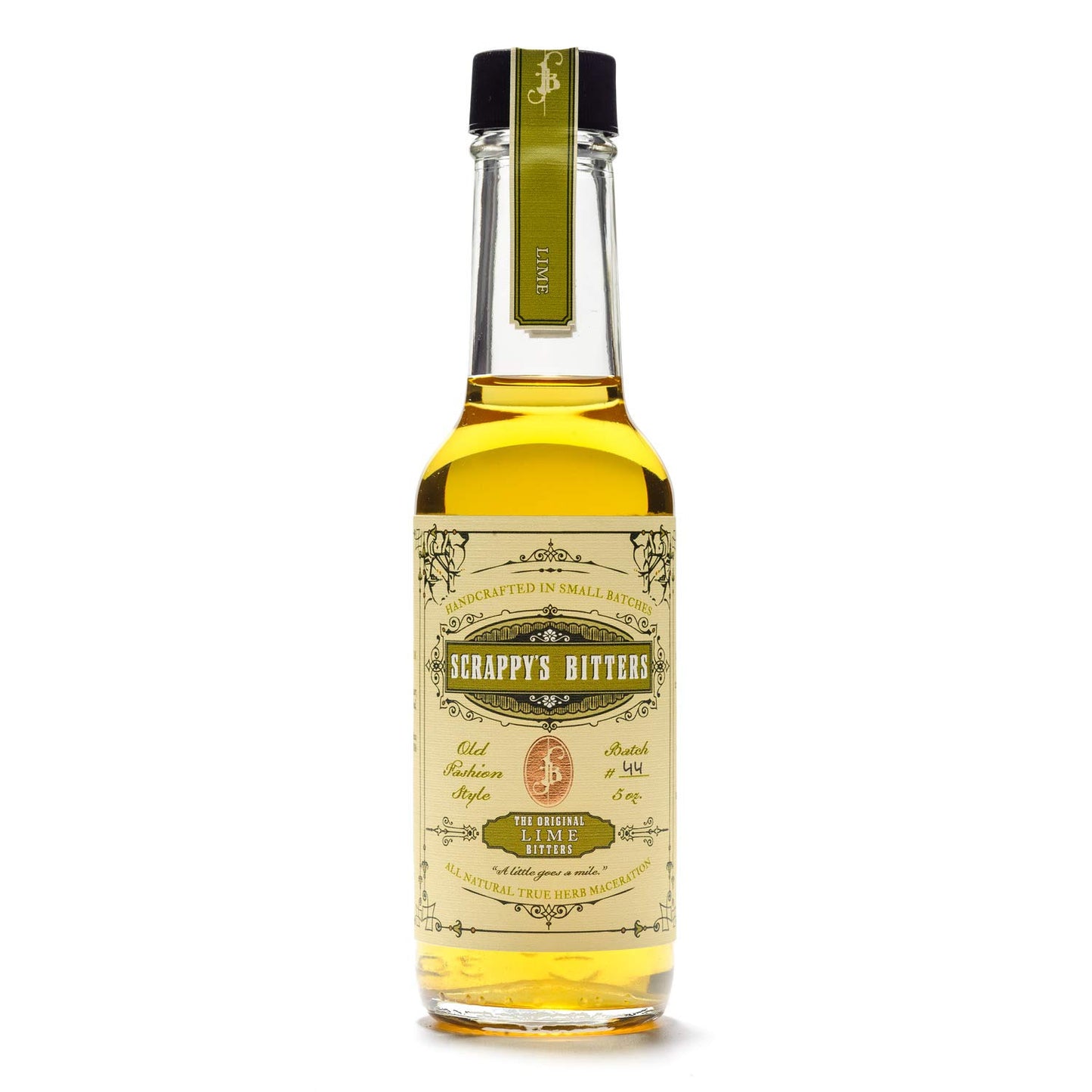 Scrappys Bitters  Lime 5 oz  Organic Ingredients Finest Herbs  Zests No Extracts Artificial Flavors Chemicals or Dyes Made in the USA