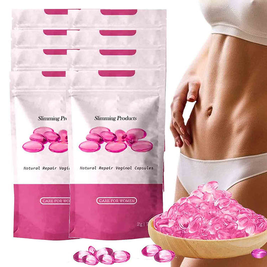 Weabet Instant Anti-Itch Detox Slimming Products, Natural Detox Viginal Capsulesa, Natural Detox Viginal Gel (8Bag-B)