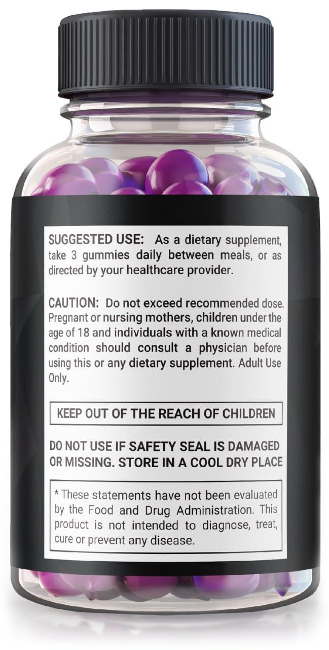 NutraRize VasoManix Gummies, Vaso Manix Classic Male Supplement, All Natural Formula for Men, Premium Gummy to Support Performance, Confidence and Overall Health, Official Reviews (60 Gummies)