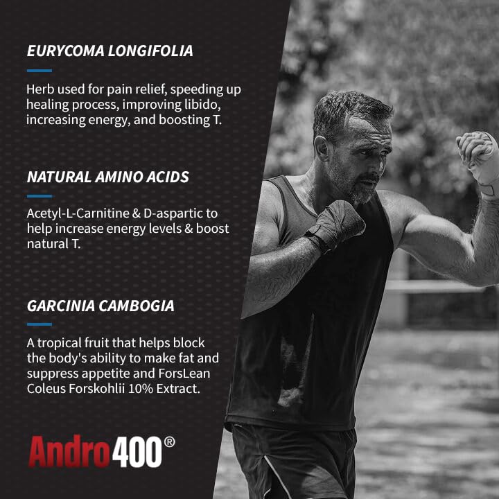 Andro400 T Booster Supplement (3 Pack, Ultra Max)