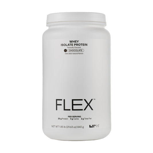 LTH Flex Whey Protein Isolate - Lactose-Free Protein Powder - for Post-Workout Recovery - Low Fat, No Sugar & Low Carb - Chocolate, 30 Servings