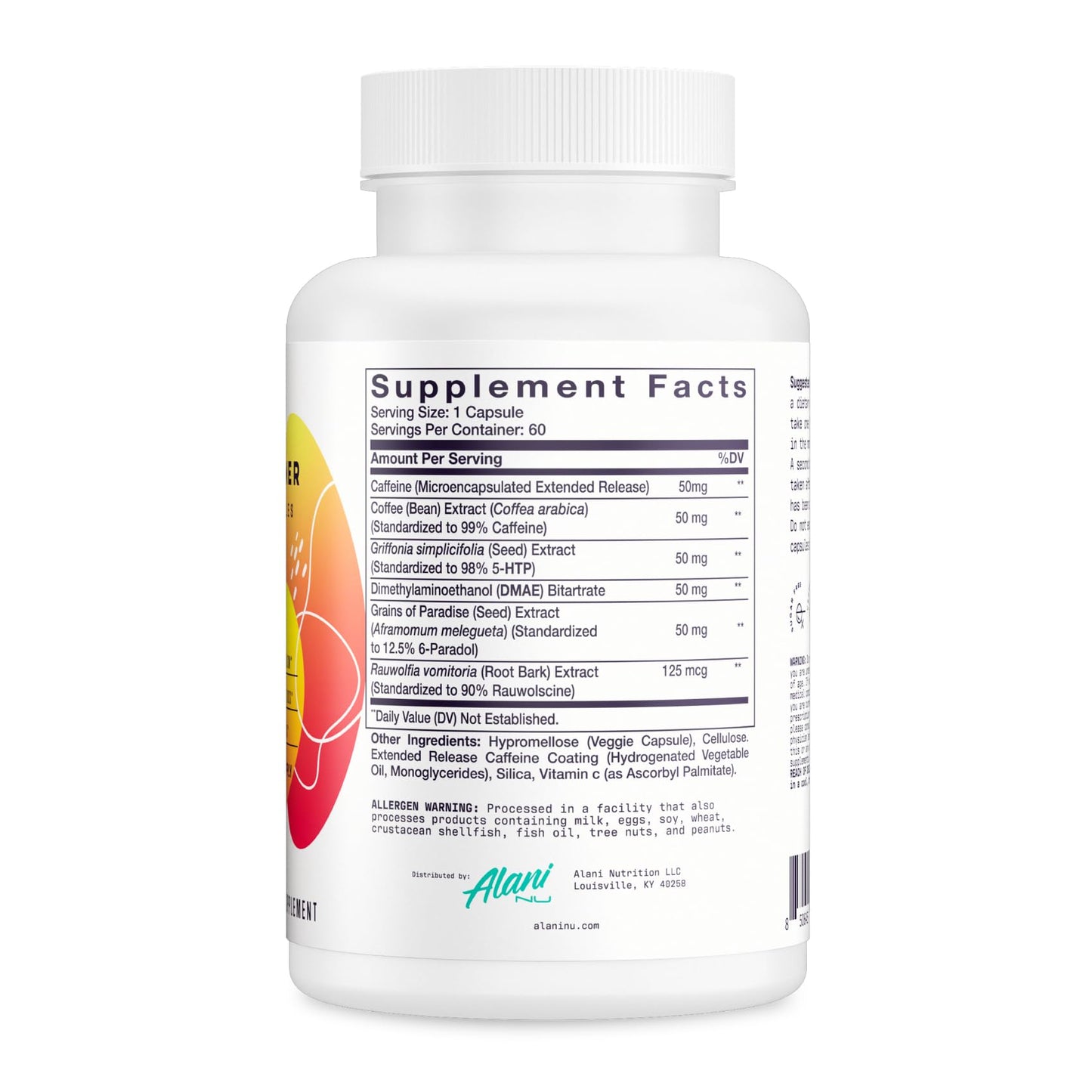 Alani Nu Premium Fat Burner Supplement, Metabolism Booster and Appetite Suppressant, 60 Day Supply, Packaging May Vary