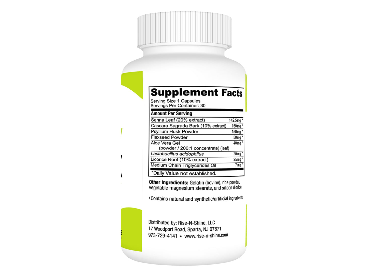 Rise-N-Shine 15 Day Detox Cleanse - Herbal Cleanse Supplement for Health Support - 30 Day Supply