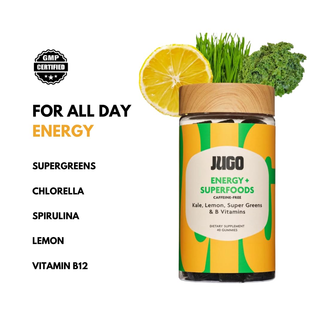 Jugo, Superfood Gummies Energy, 40 Count
