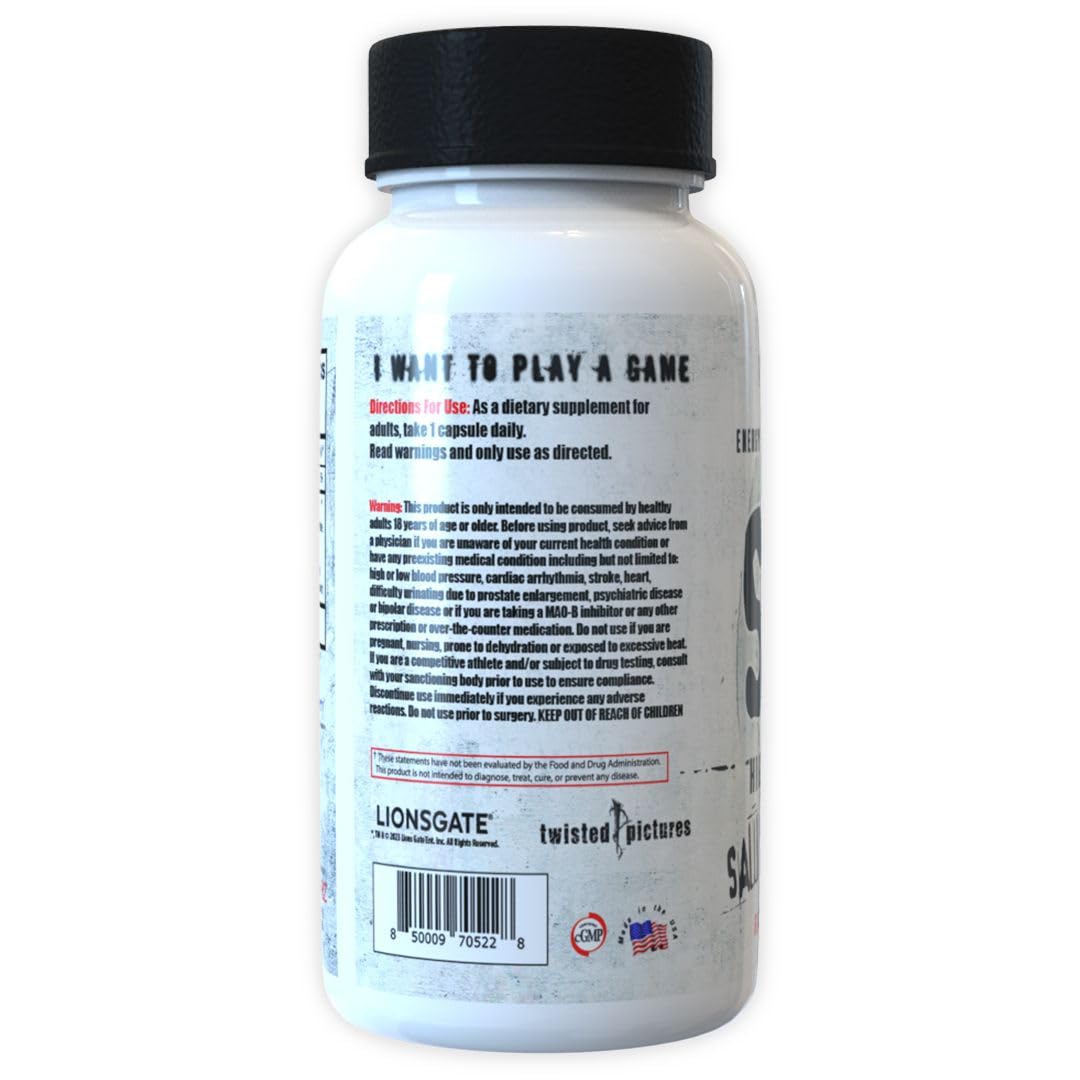 Insane Labz Saw®, High Potency Fat Burner, Thermogenic Weight Loss Supplement and Appetite Suppressant with L-Tyrosine, Yerba Mate, GABA and Alpha Yohimbine, 60 Srvgs