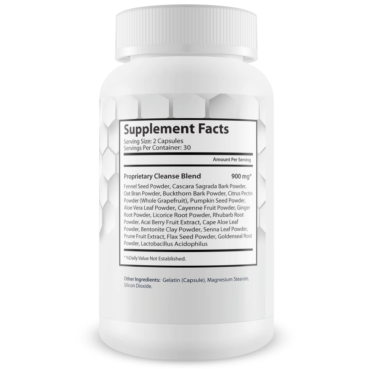 Pro Carbo Fix - Natural Gut & Carb Cleanse Supplement - Plant Based Formula w/Probiotics - Support Digestive Health & Blood Health - Help Flush Carbs & Toxins - Promote Regularity & Reduced Gut Bloat
