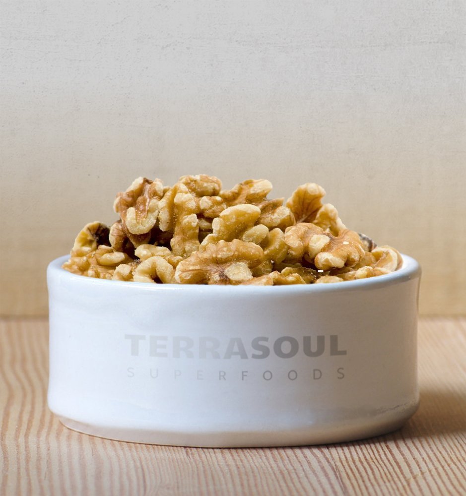 Terrasoul Superfoods Raw Organic Walnuts 16 Oz  Chandler Variety  Fresh  Light Color