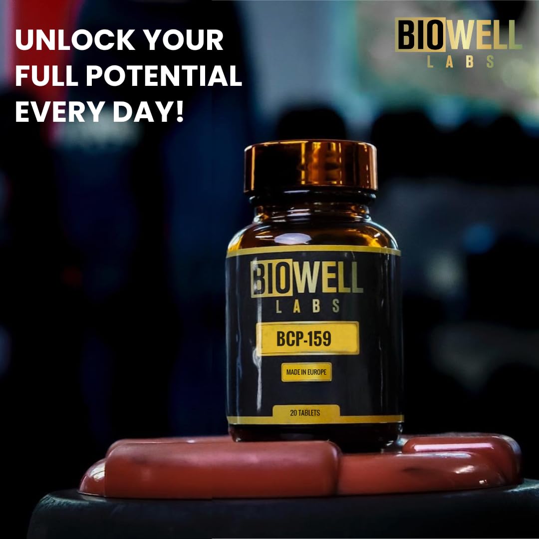 BioWell Labs BCP 159 Body Protect Complex 500mcg - High Potency Formula for Active Lifestyle Support - Non-GMO, Gluten-Free & Vegan| 20 Tablets