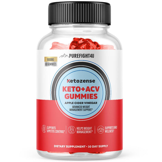 Ketozense Keto+ ACV Gummies | Apple Cider Vinegar Gummies, Advanced Weight Management Support, 1000mg | Dietary Supplement 60 Gummies
