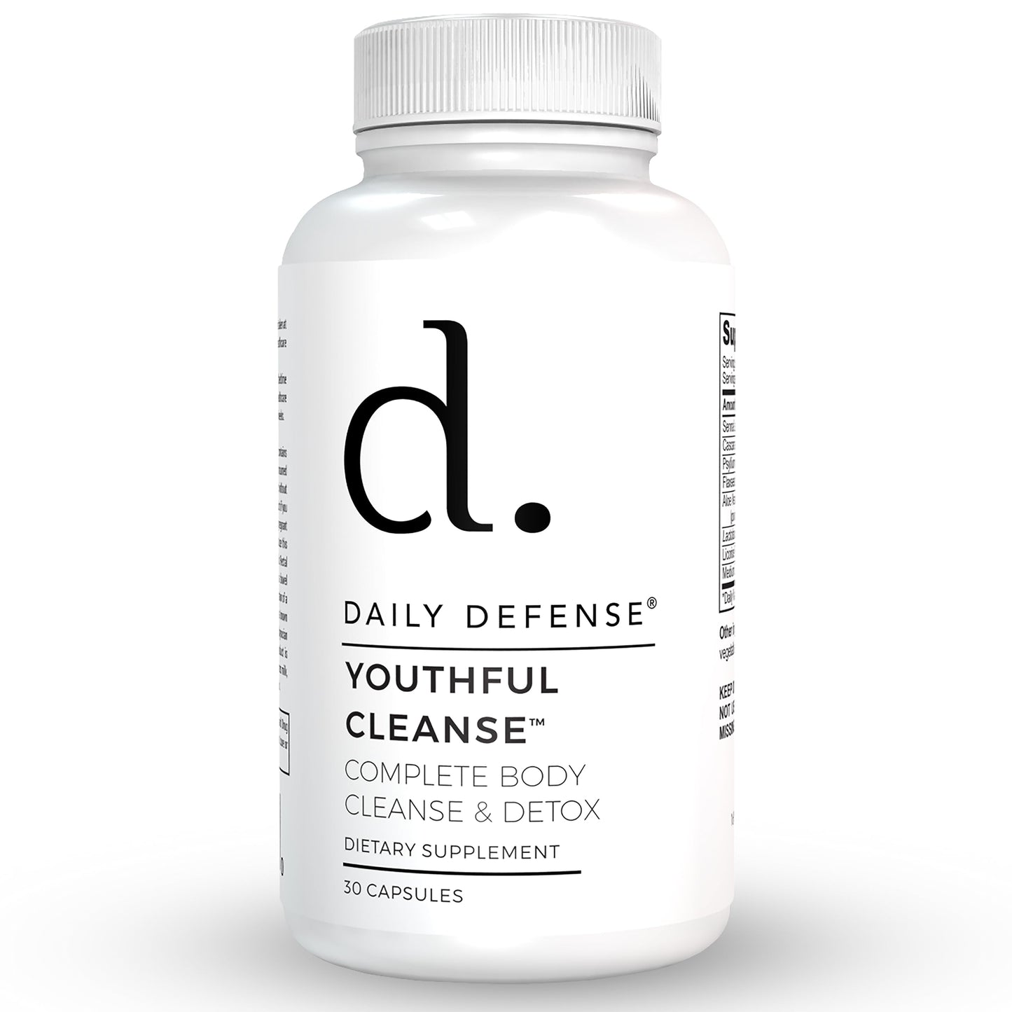 Daily Defense14 Day Cleanse Pills Advanced Gut Cleanse and Detox for Men and Women Fast Natural Laxative for Constipation Relief with Casacra Sagrada, Psyllium Husk, Senna Leaf and Probiotics