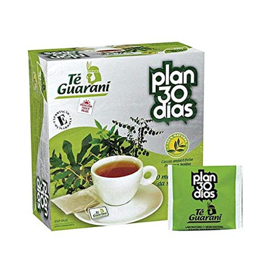 Te Guarani - Plan 30 Dias (30 Day Plan) - Natural Slimming Tea - 60 Tea Bags