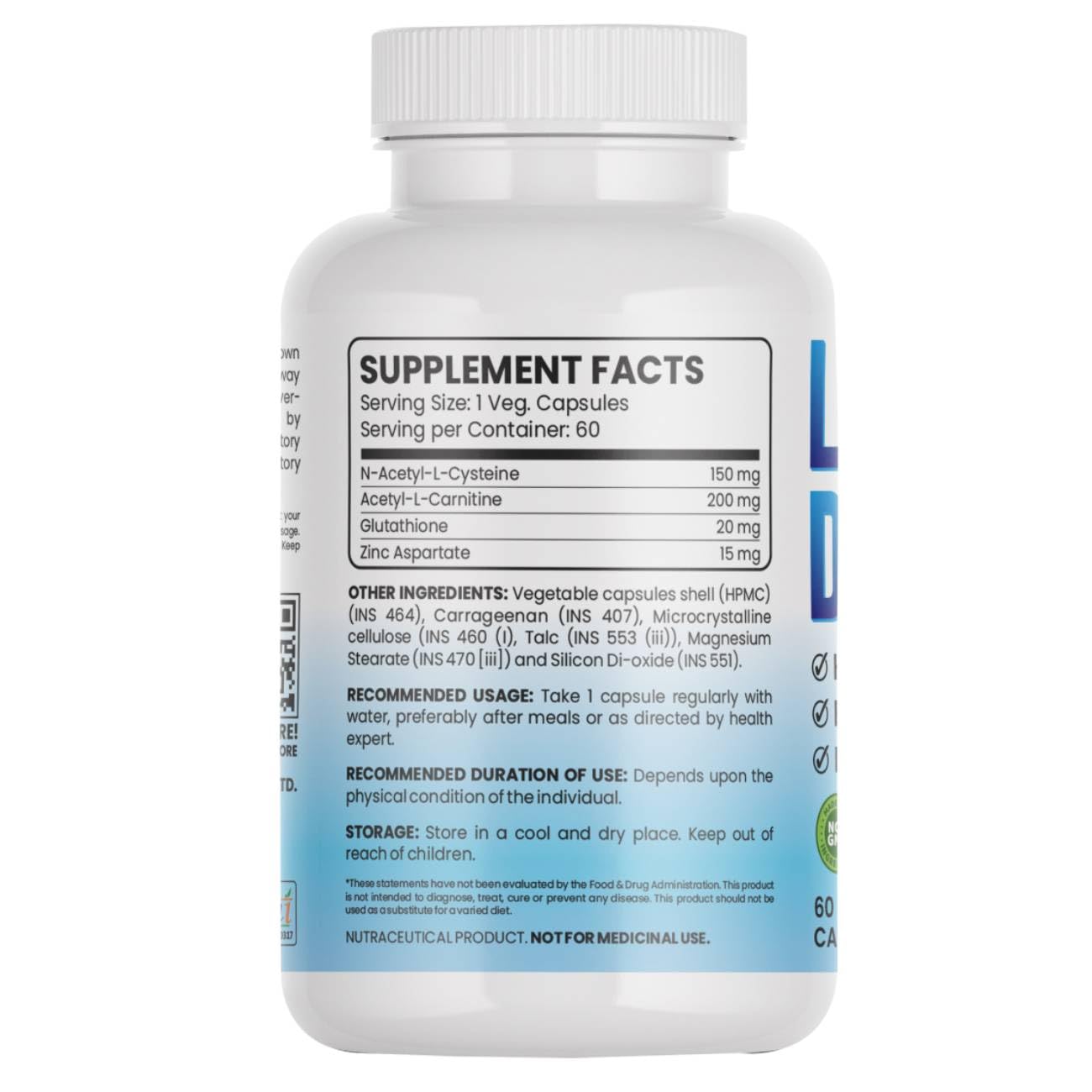 ROYAL SWAG Lung Cleanse and Detox Capsule- Natural Respiratory Support Supplement for Smokers & Non-Smokers Support Lung Health and Detoxification 60 Capsule