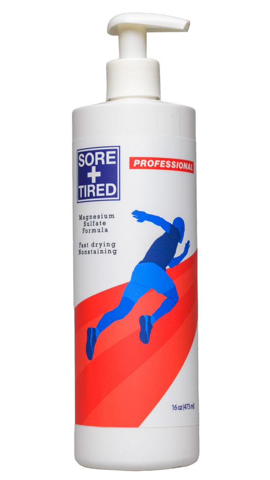 Sore+Tired ® Blue Magnesium sulfate Formula (16oz. Professional Pump)