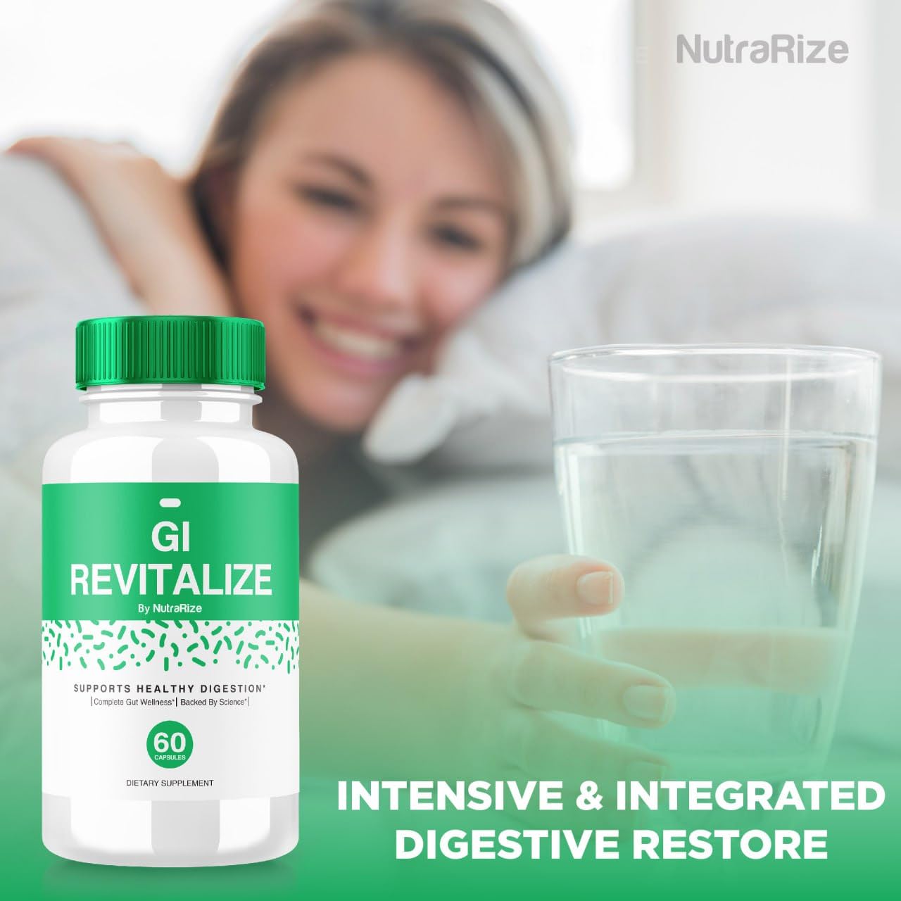GI Revitalize Capsules - GI Revitalize Pro Pills to Support Healthy Digestion, GI Revitalized Advanced Formula for Gut Health, G I Revitalizer Maximum Strength Supplement Reviews (60 Capsules)