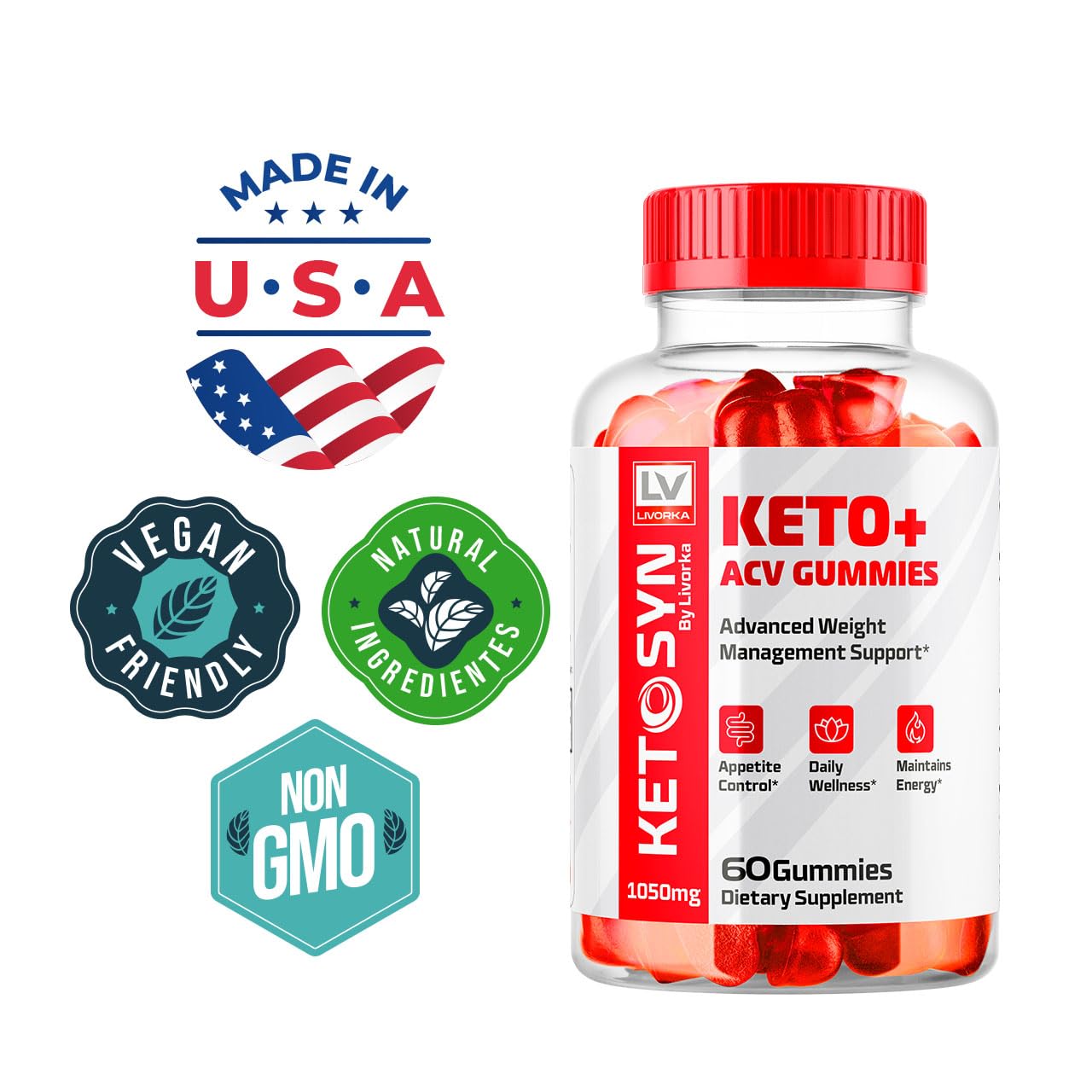 (5 Pack) Ketosyn Keto Gummies Weight Loss, Keto ACV Gummies Ketosyn, Ketosyn Keto Plus ACV Gummies, Ketosyn Gummies, Ketosyn ACV Gummies, Keto Syn ACV Weight Loss Gummies, 180 Gummies for 5 Months