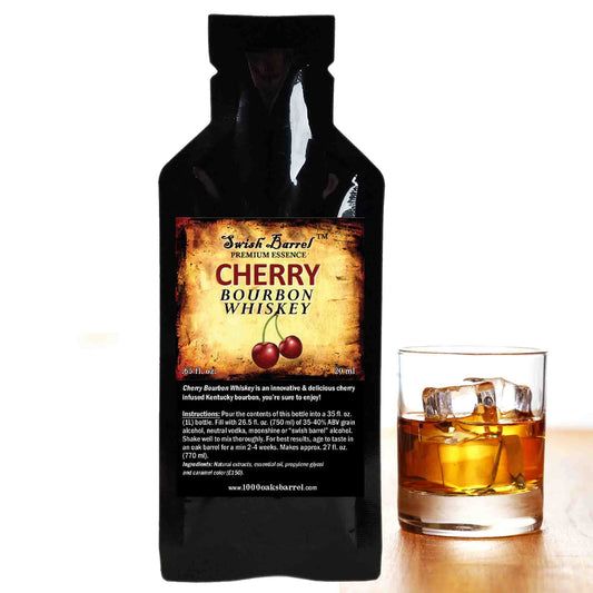 Cherry Bourbon Whiskey Essence  Bootleg Kit Refills  Thousand Oaks Barrel Co  Gourmet Flavors for Cocktails Mixers and Cooking  20ml 65oz Packet
