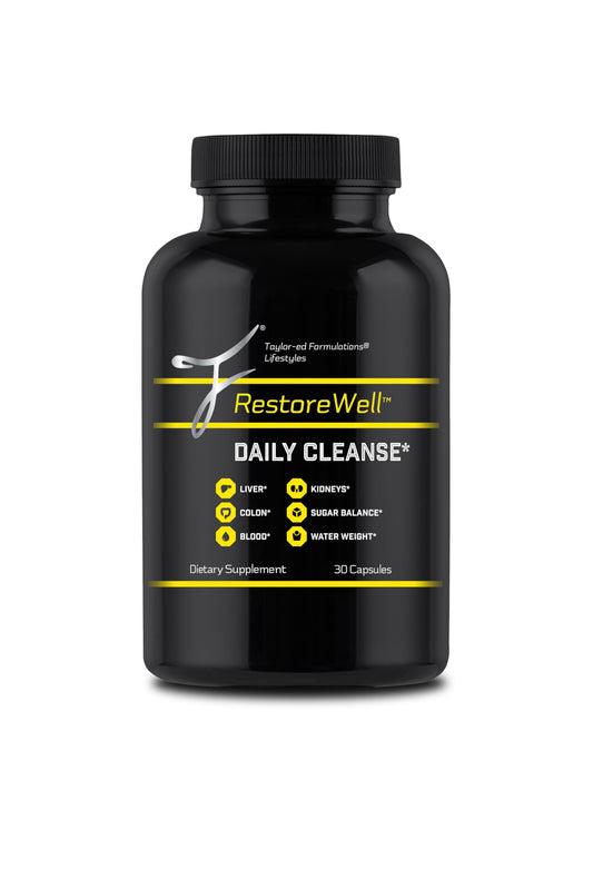 RestoreWell Daily Cleanse - Purify & Revitalize The Body - Liver, Colon, Blood, Kidney Cleanse