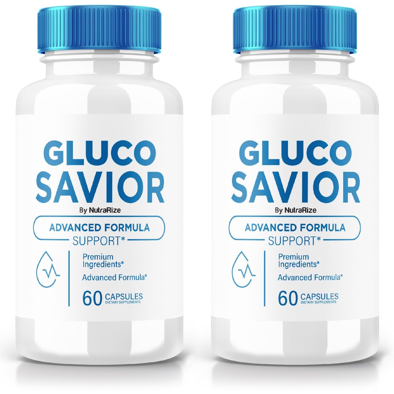 (2 Pack) Gluco Savior - Capsules to Maintain Stable Healthy Levels, All-Natural Dietary Supplement, Gluco Savior Advanced Formula for Optimal Health, GlucoSavior Reviews (120 Capsules)