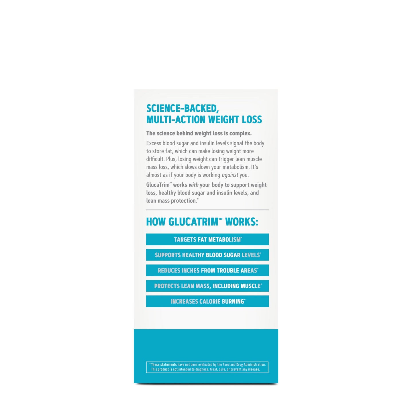 GNC Total Lean GlucaTrim - 120 Capsules | 60 Servings