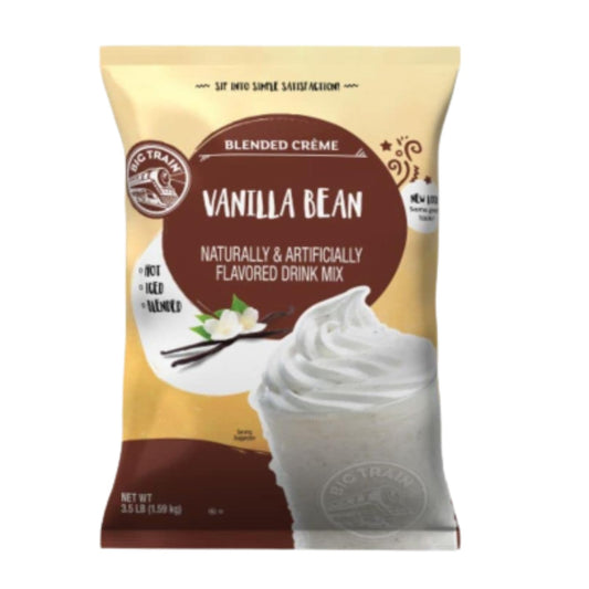 Big Train Vanilla Bean Blended Crème Beverage Mix 35 Pound Pack of 1