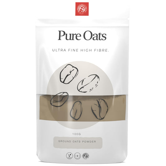 Fitness Health Oats Powder - 100% Ultra Fine Scottish Oats Powder - All Pure Meal Replacement Powder - Plant Based Nutrition Protein Shake - Vegan Protein Powder - (100G)