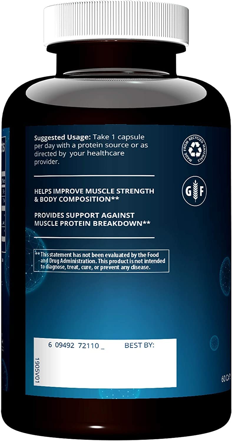 MRM - HMB 1000, Muscle Maintenance, Helps Improve Muscle Strength and Body Composition (60 Count)