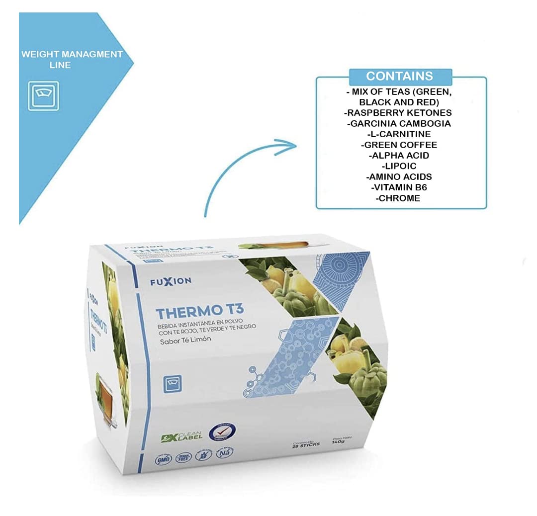 FuXion Cleanses the body (Prunex, Flora LIV, Thermo T3) (Pack of 3 & 10 count each)