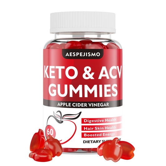 Chamex Keto ACV Gummies - Apple Cider Vinegar Gummies with B12 for Energy & Wellness, 1500mg, Supports Ketosis, for Women & Men, Vegan, Gluten-Free, 60 Gummies